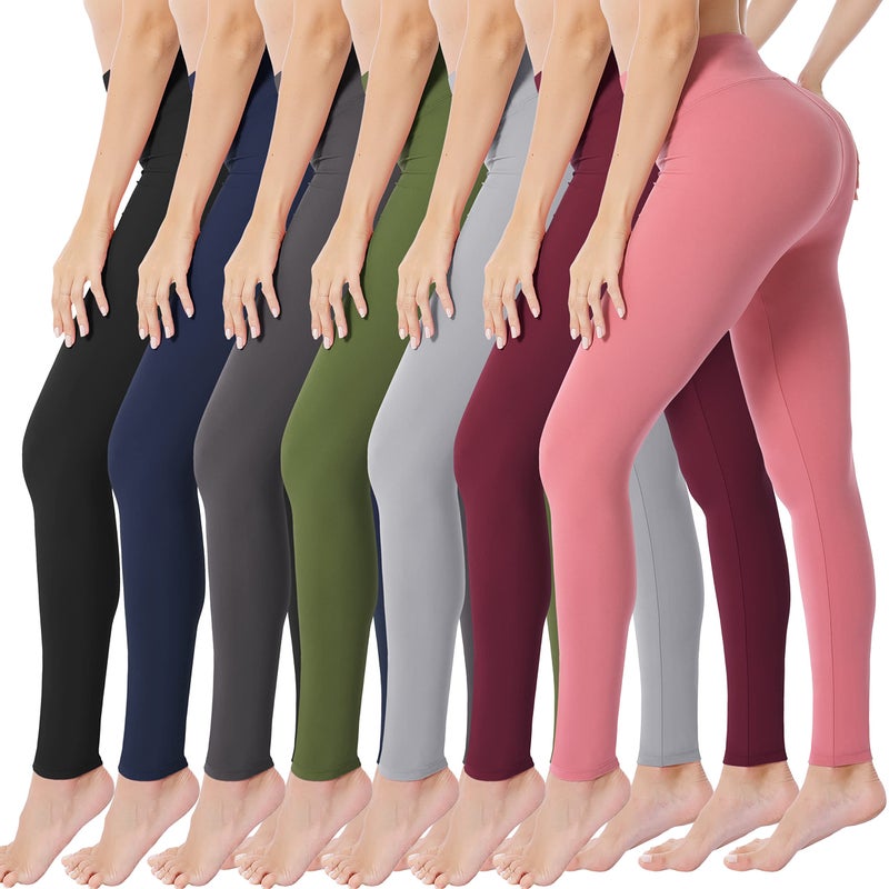 VALANDY Creamlush High Waisted Leggings for Women Buttery Soft Stretch Leggings Workout Running Tummy Control Yoga Pants - Image 1